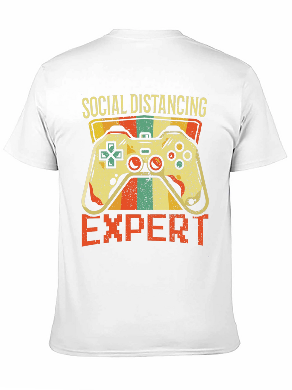 Social Distancing Expert Gamer T-Shirt - Black