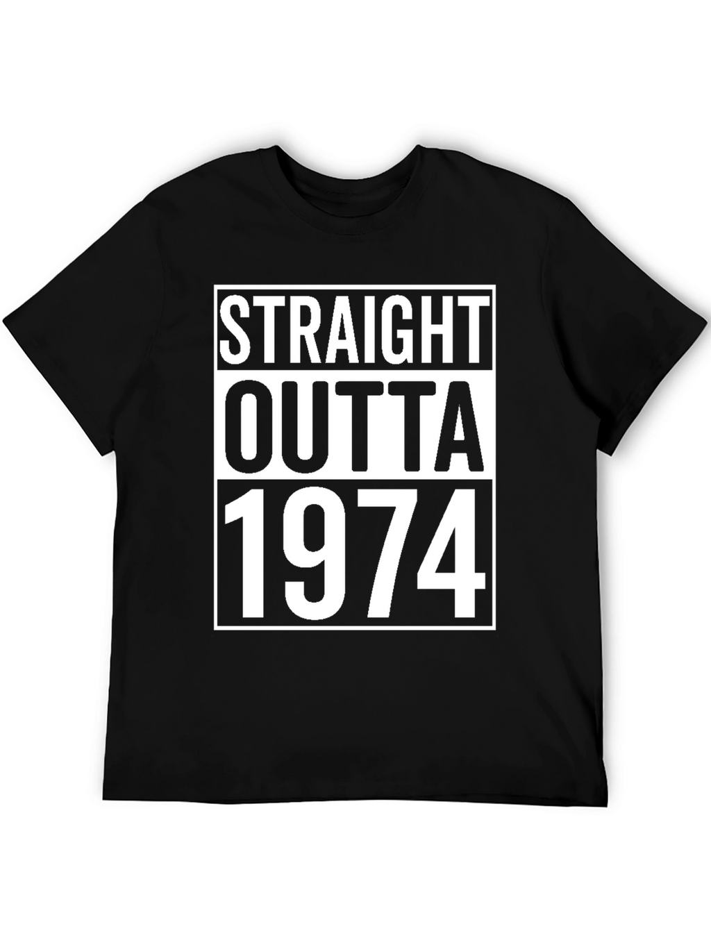 Straight Outta 1974 Black T-Shirt