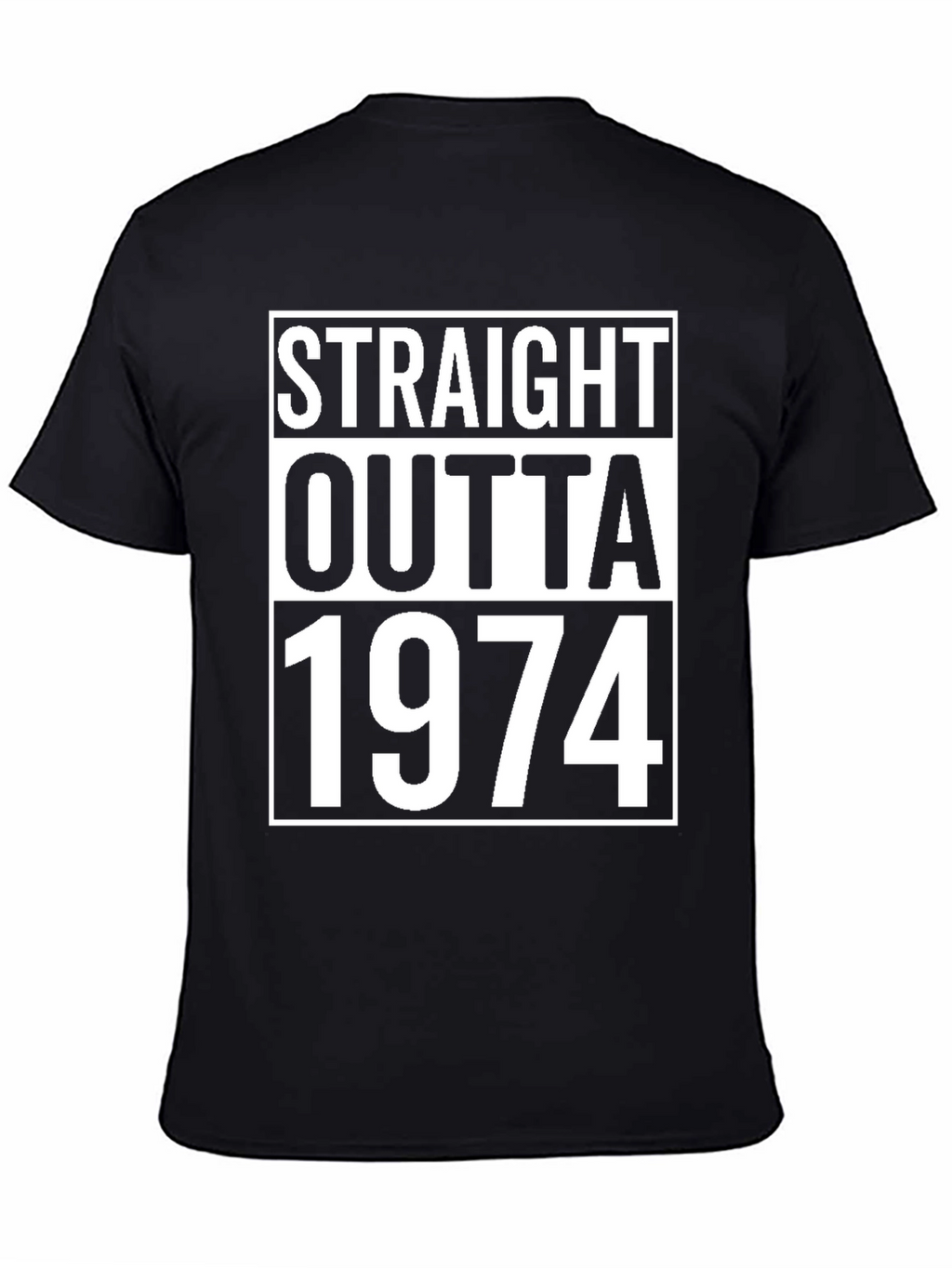Straight Outta 1974 Black T-Shirt
