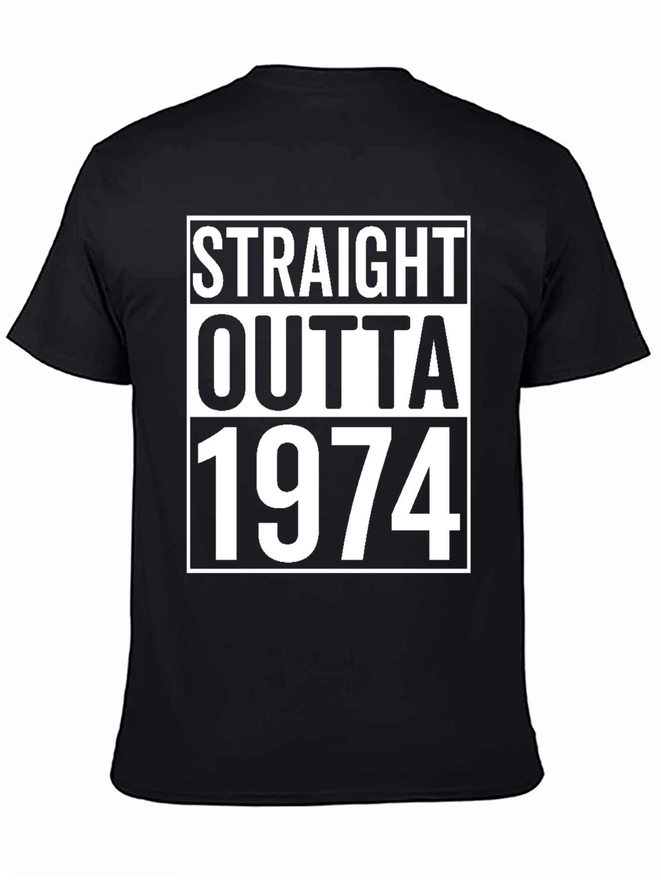 Straight Outta 1974 Black T-Shirt