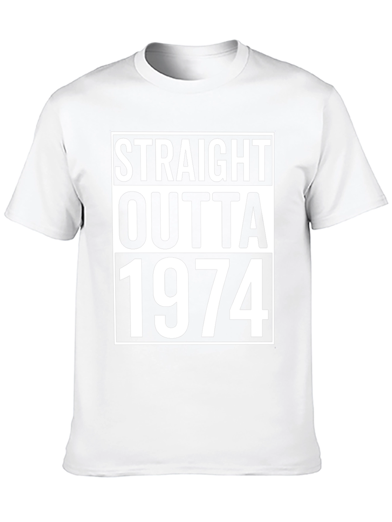 Straight Outta 1974 Black T-Shirt
