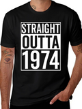 Straight Outta 1974 Black T-Shirt