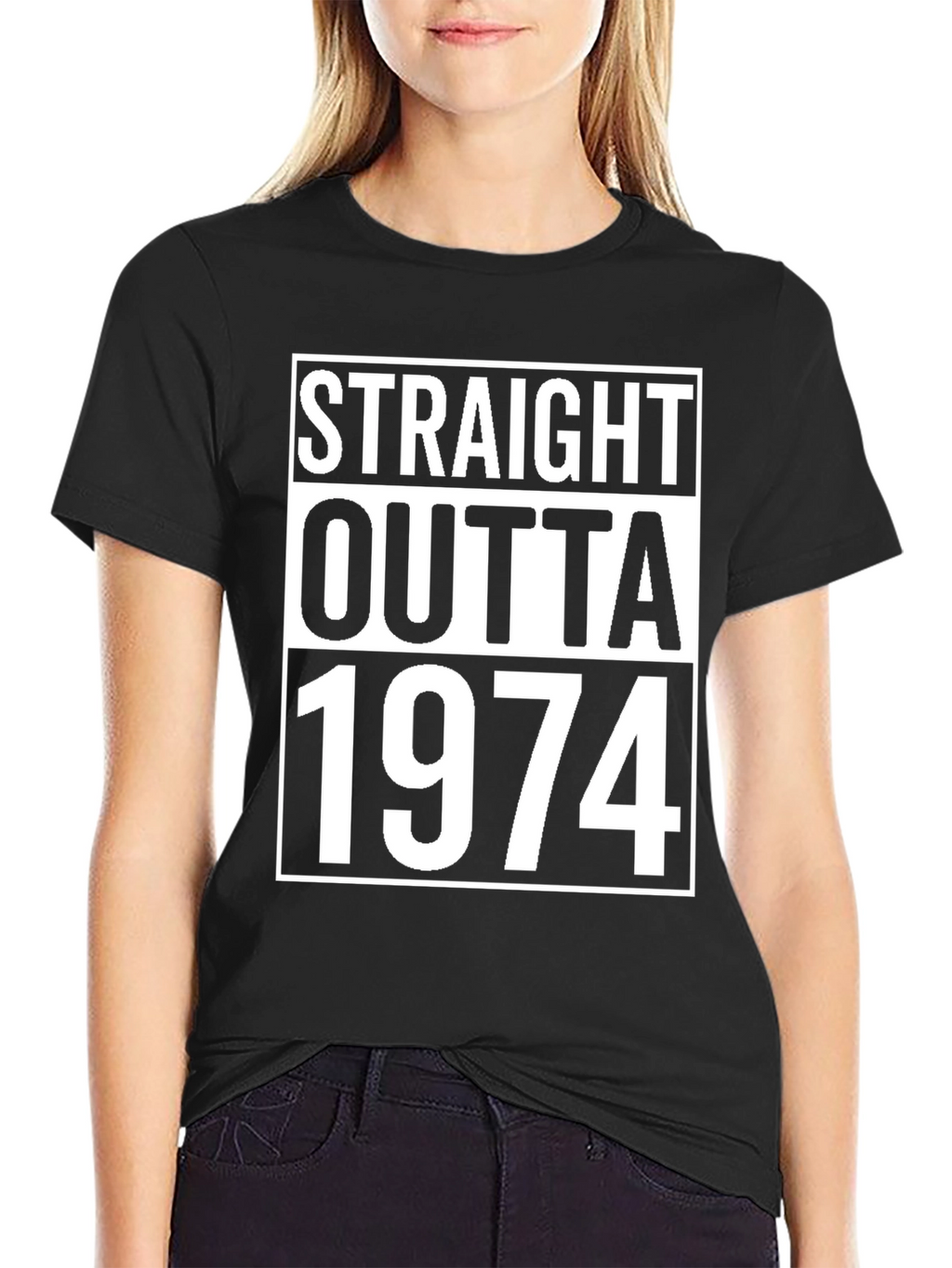 Straight Outta 1974 Black T-Shirt
