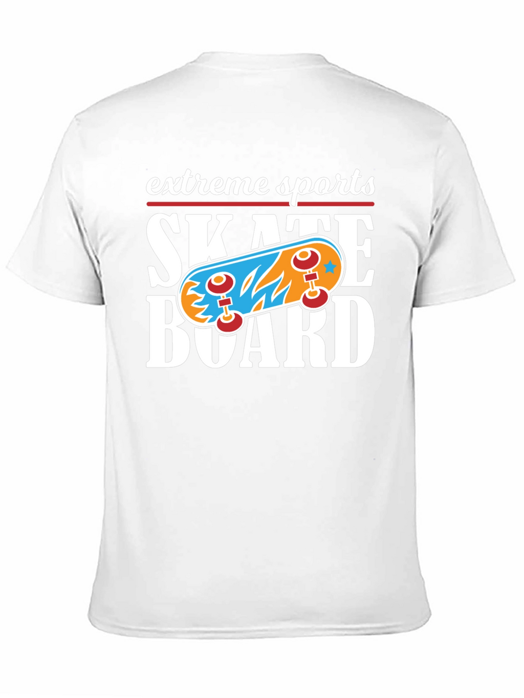 Extreme Sports Skateboard Graphic T-Shirt