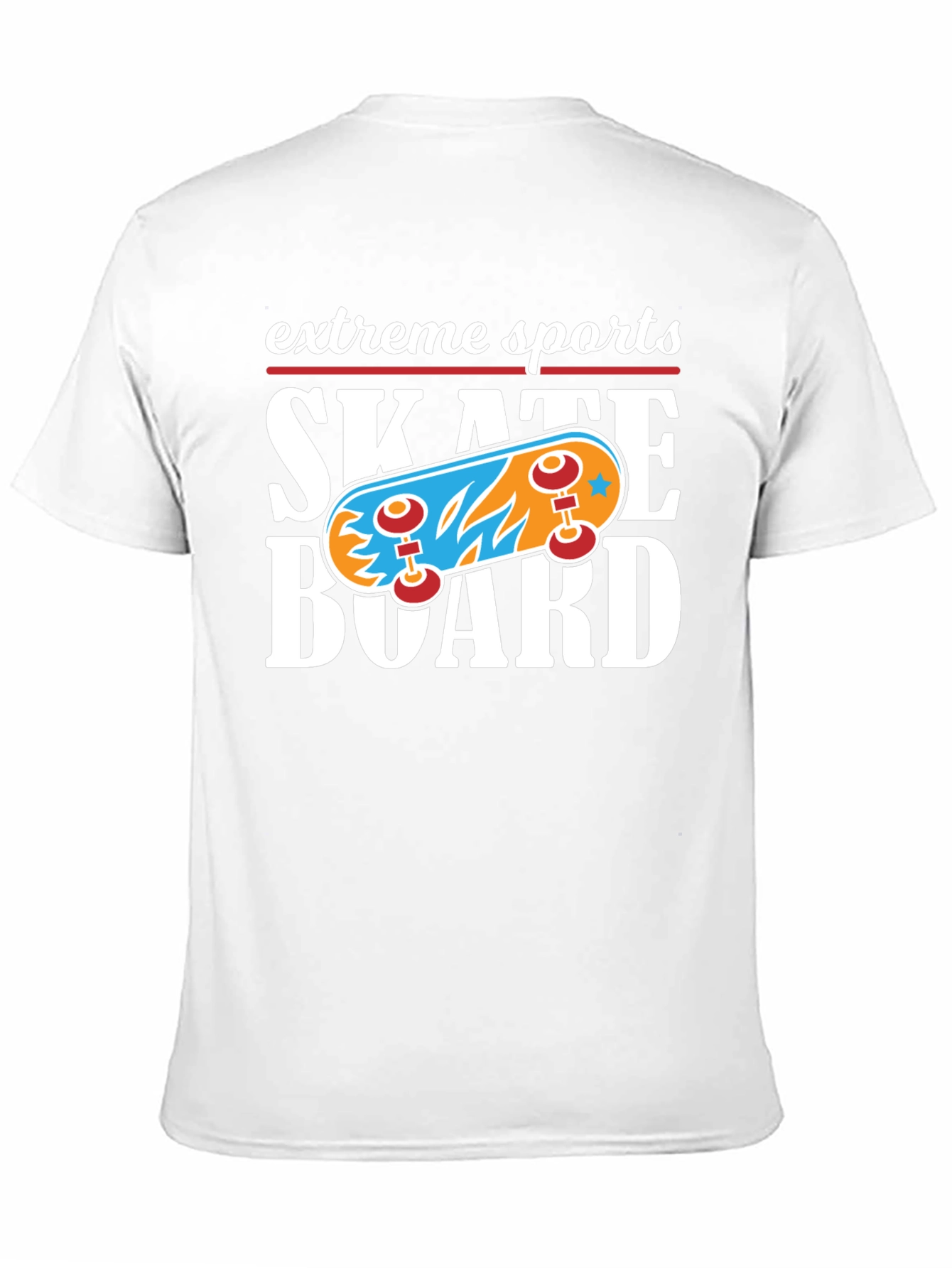 Extreme Sports Skateboard Graphic T-Shirt