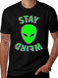 Stay Weird Alien Graphic T-Shirt