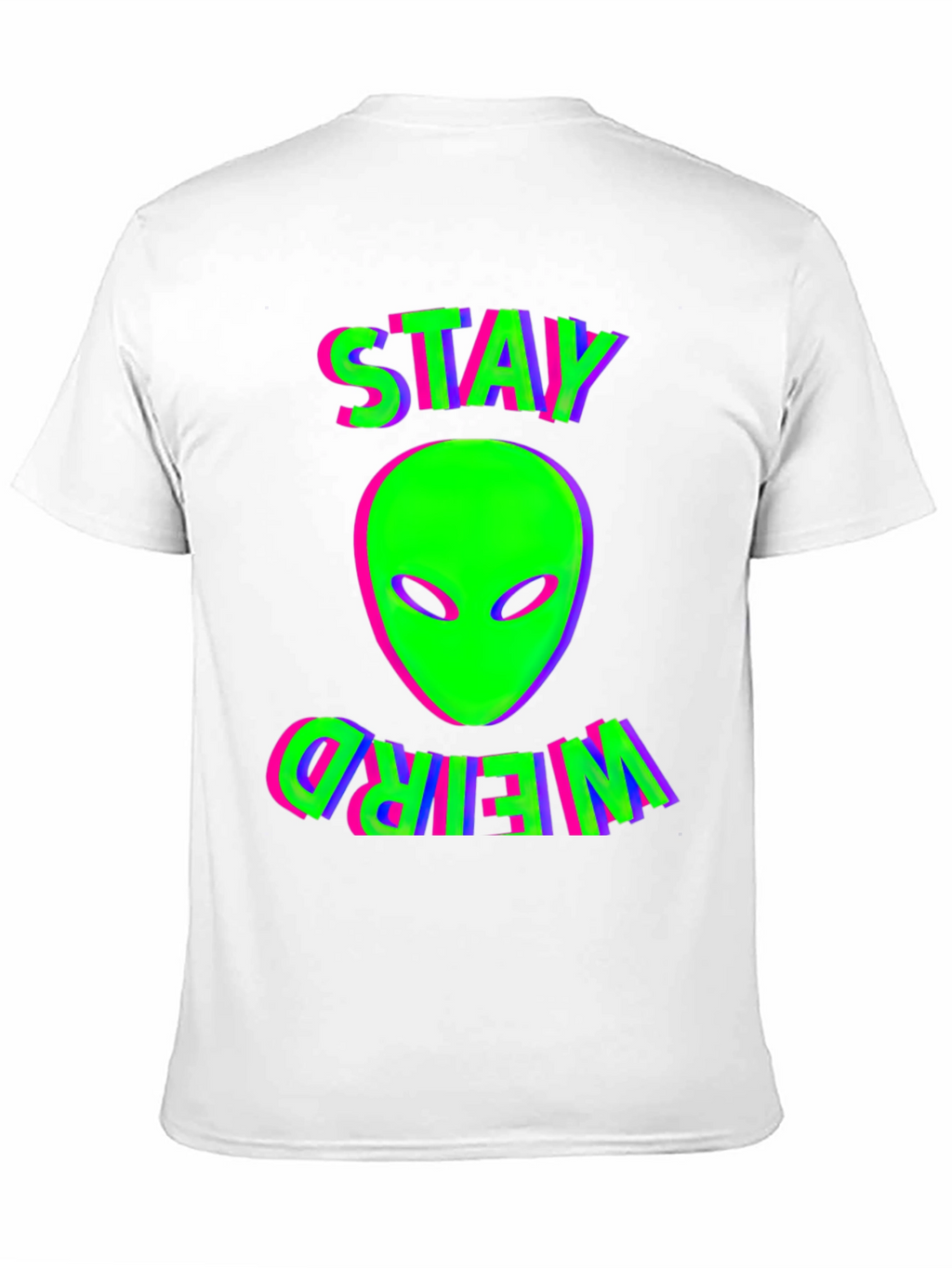 Stay Weird Alien Graphic T-Shirt
