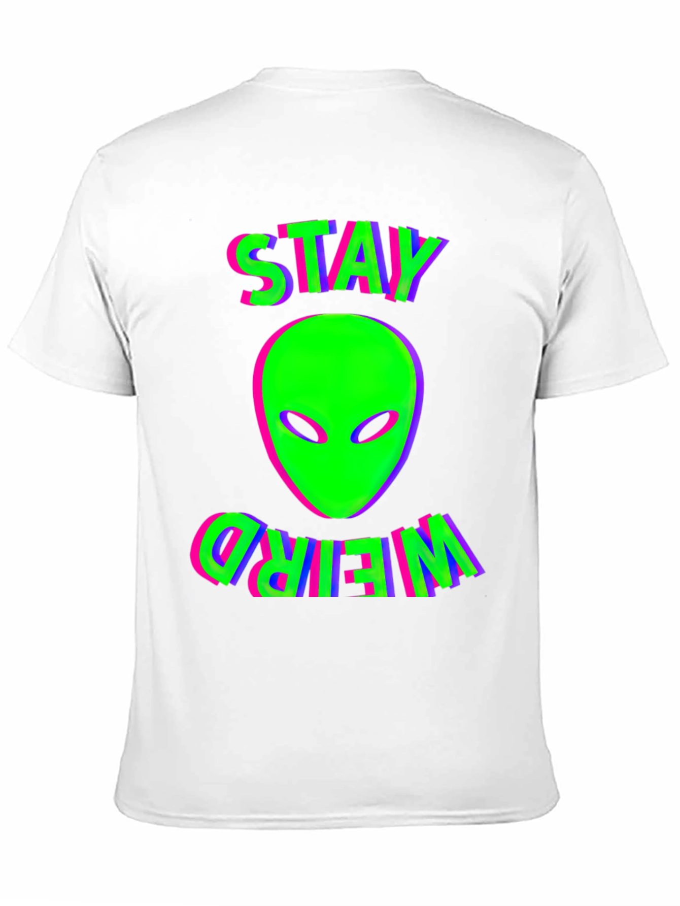 Stay Weird Alien Graphic T-Shirt