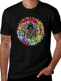 Kind Bee Tie-Dye Sunflower Graphic T-Shirt