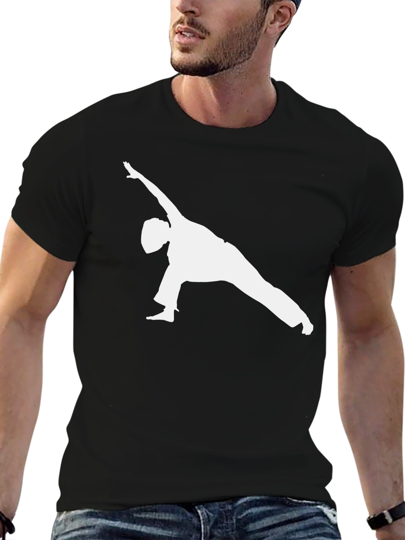 Yoga Pose Graphic T-Shirt