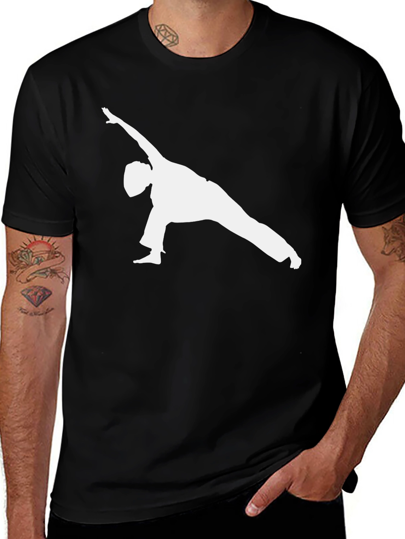 Yoga Pose Graphic T-Shirt
