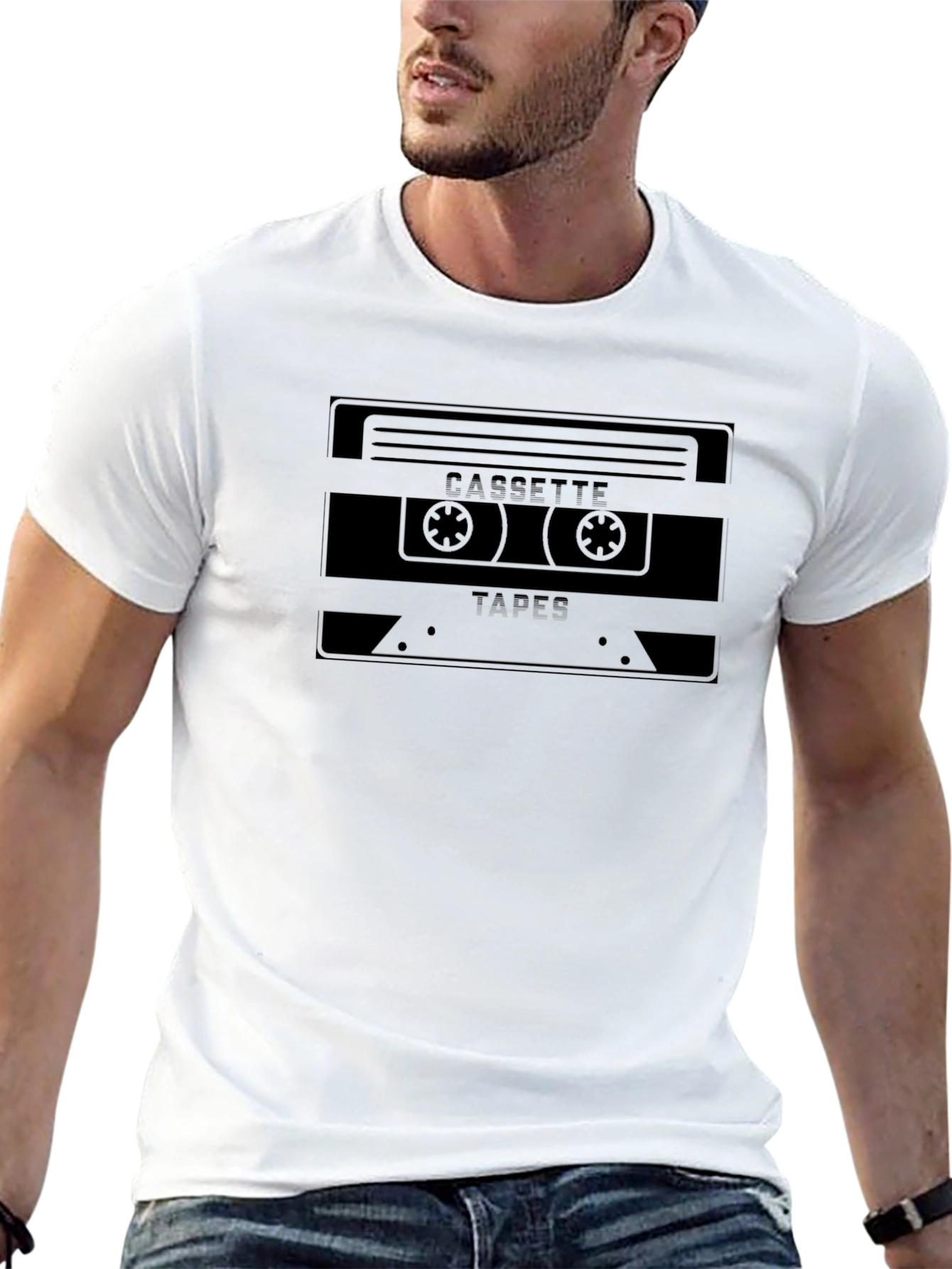 Cassette Tapes Graphic T-Shirt - Retro Music Tee