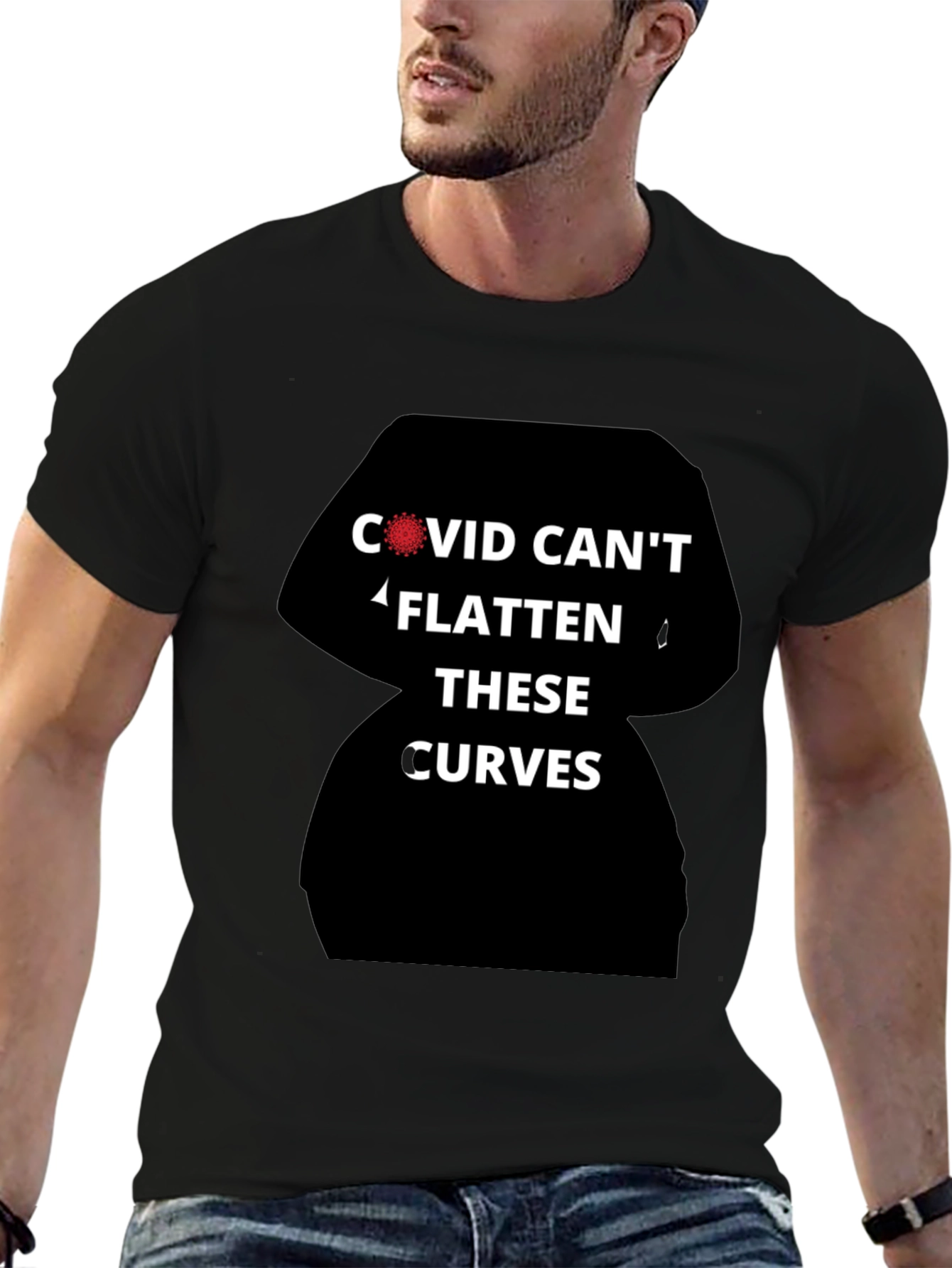 COVID Cant Flatten These Curves T-Shirt