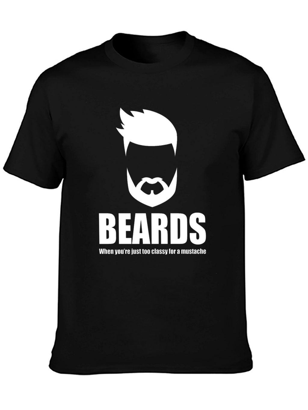 Beards Classy Graphic Tee - Cool Mens T-Shirt