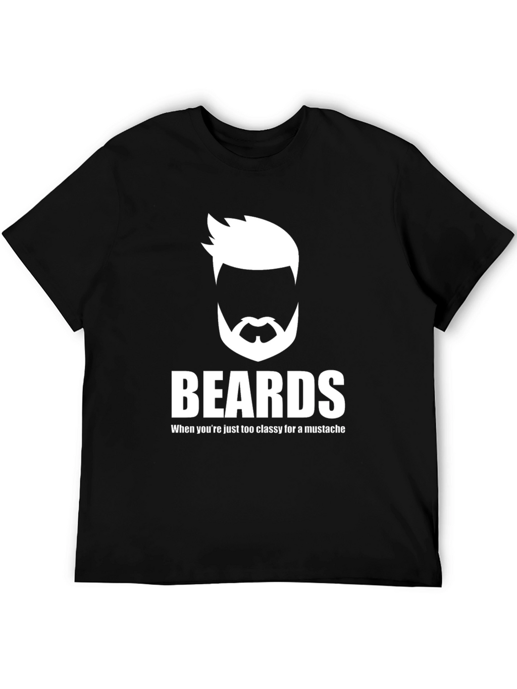 Beards Classy Graphic Tee - Cool Mens T-Shirt