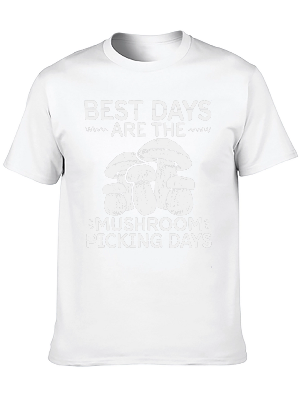 Mushroom Picking Days Graphic T-Shirt - Nature Lover Tee