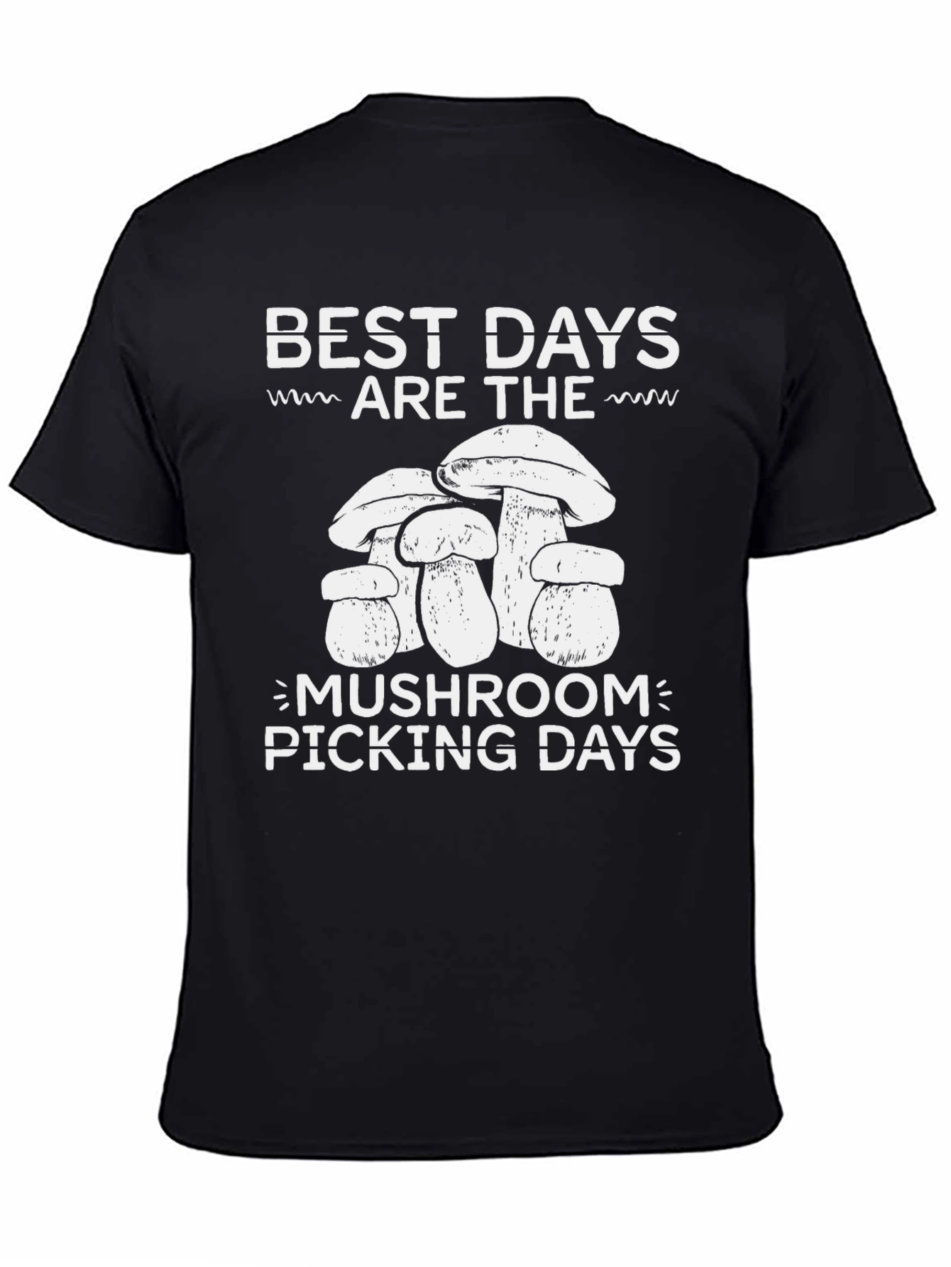 Mushroom Picking Days Graphic T-Shirt - Nature Lover Tee