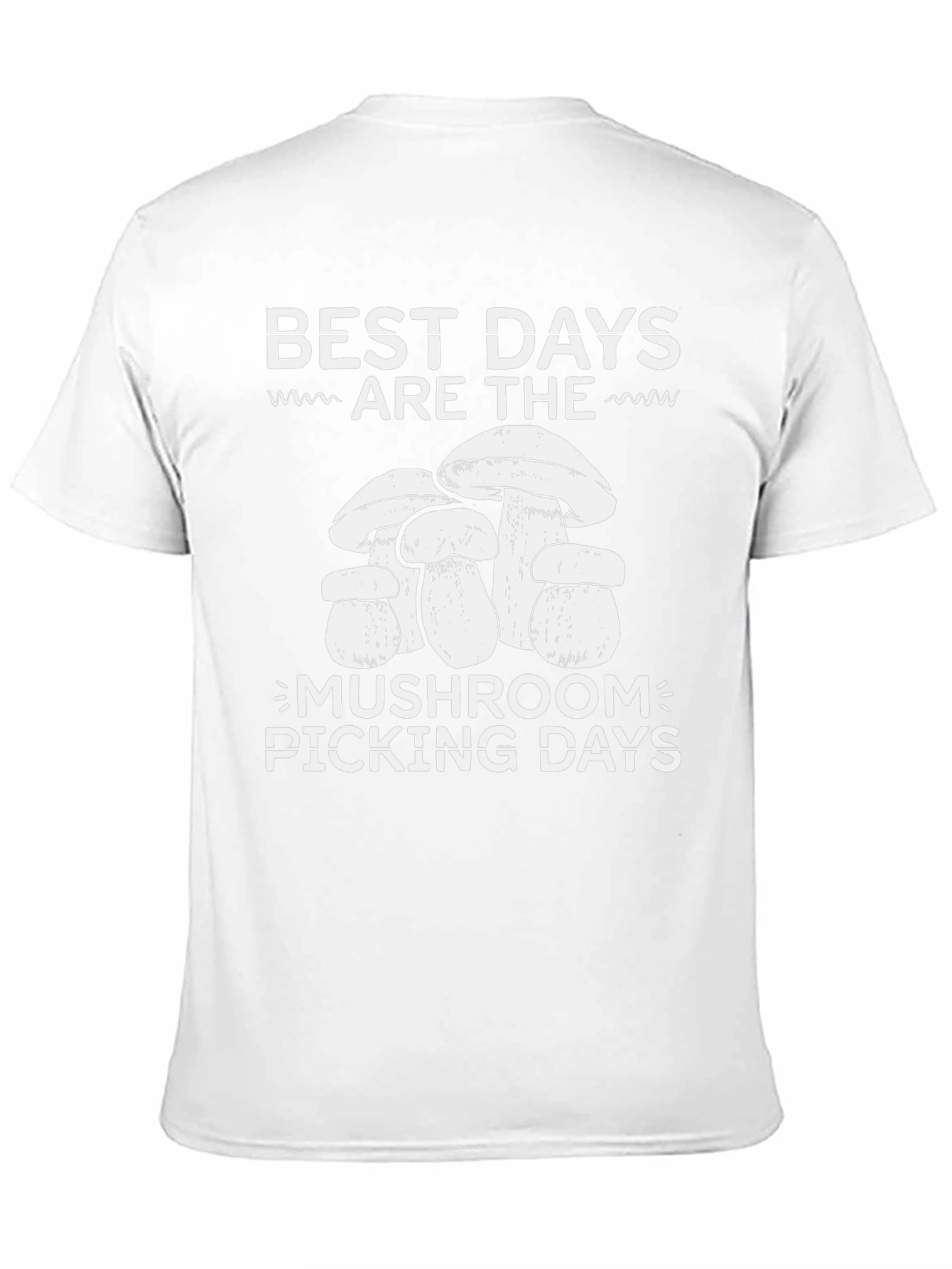 Mushroom Picking Days Graphic T-Shirt - Nature Lover Tee