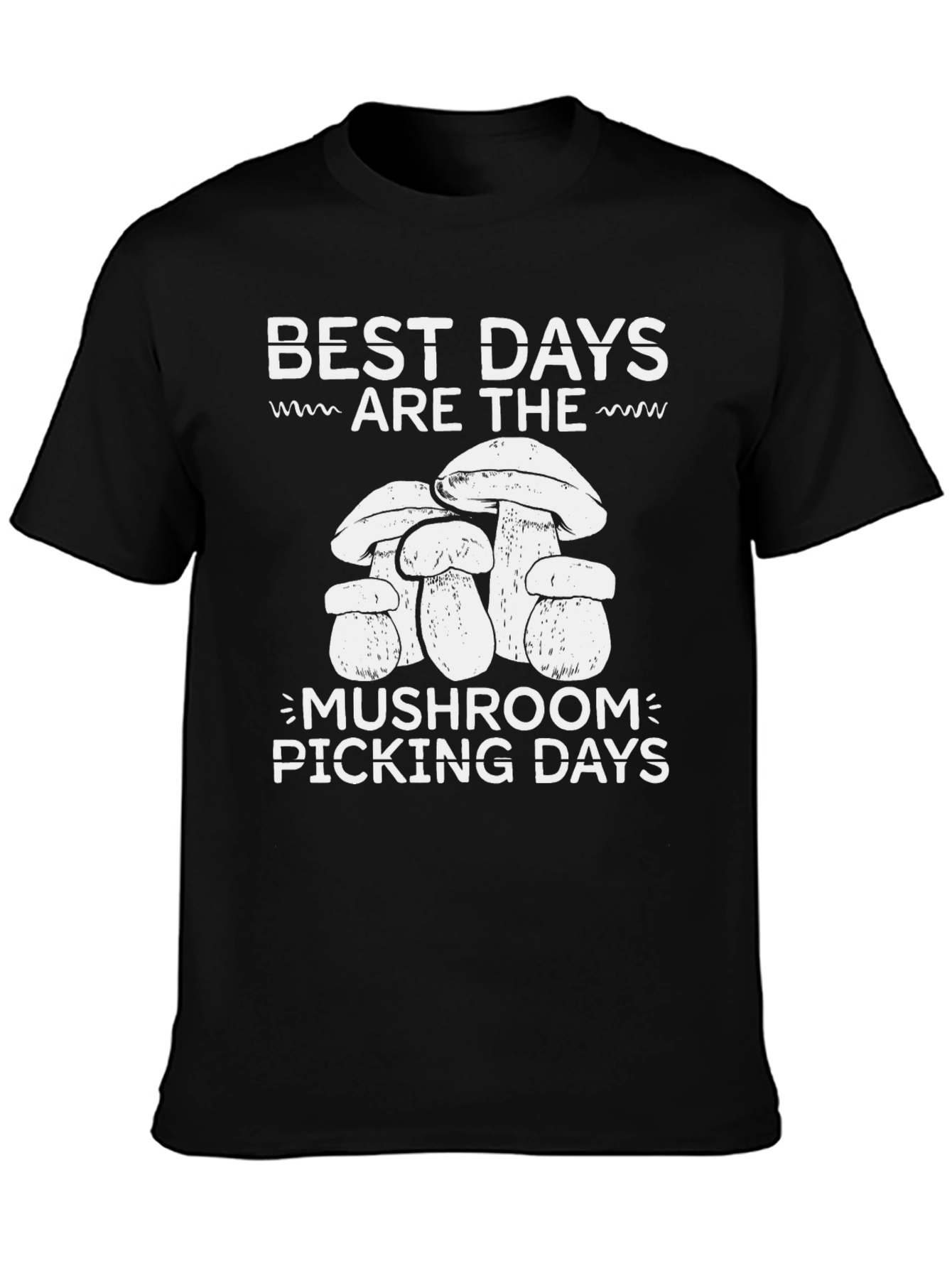 Mushroom Picking Days Graphic T-Shirt - Nature Lover Tee