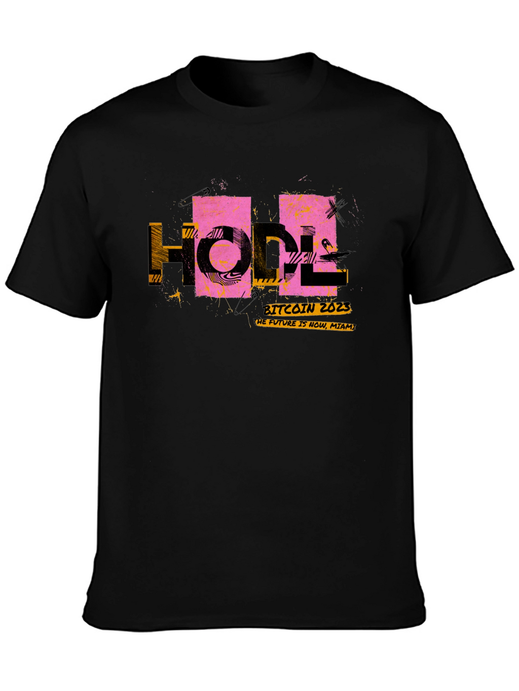 Hope Bitcoin 2023 Black Graphic Tee