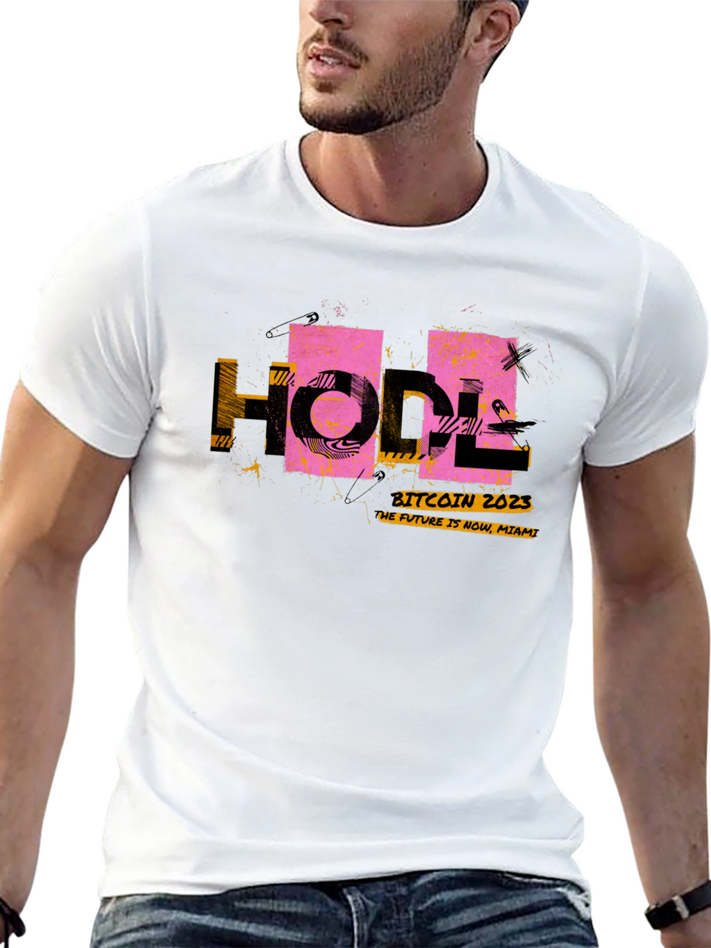 Hope Bitcoin 2023 Black Graphic Tee