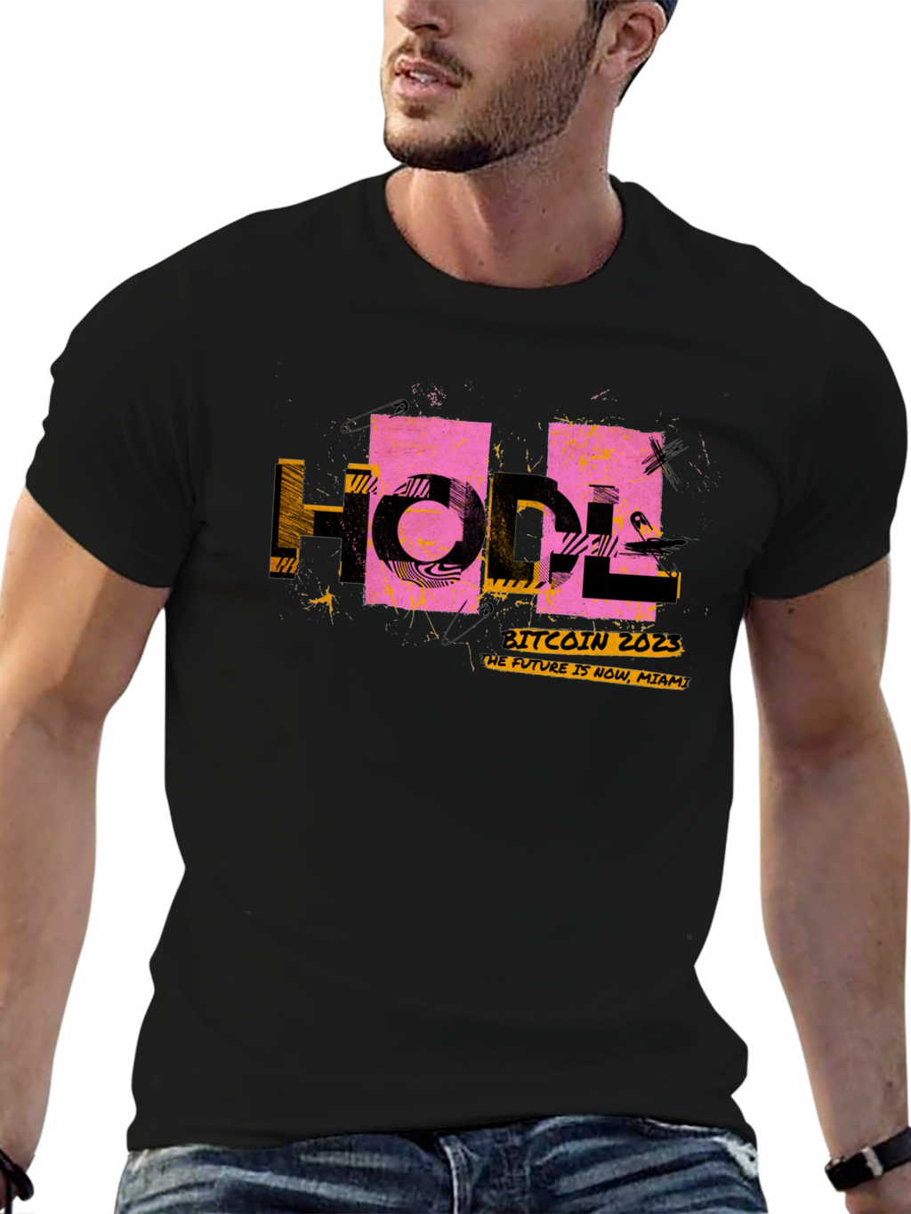 Hope Bitcoin 2023 Black Graphic Tee
