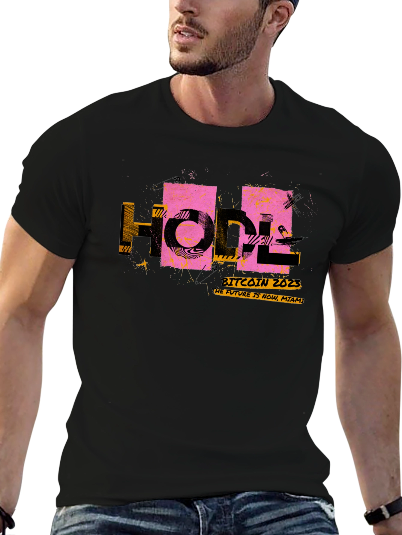 Hope Bitcoin 2023 Black Graphic Tee