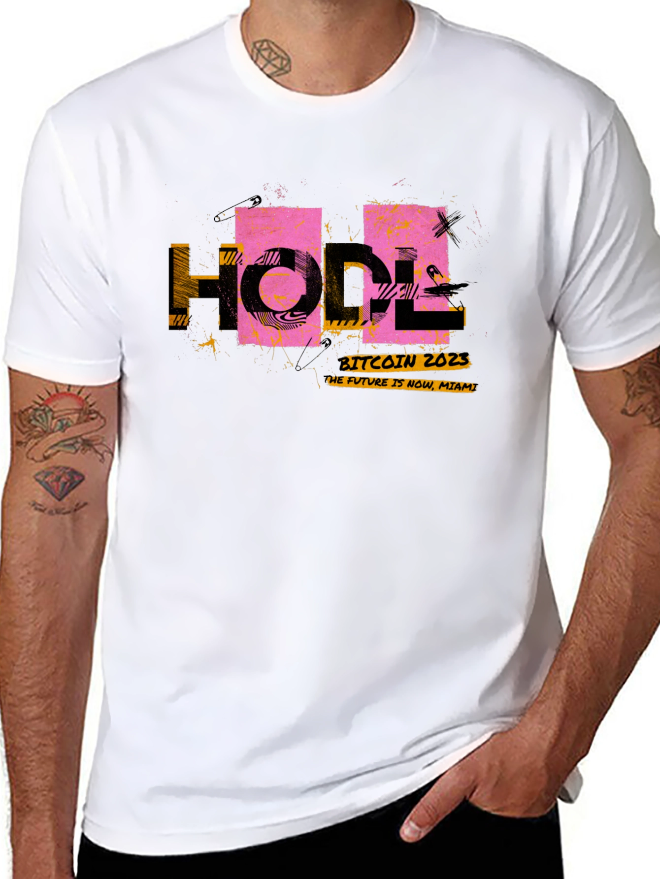 Hope Bitcoin 2023 Black Graphic Tee