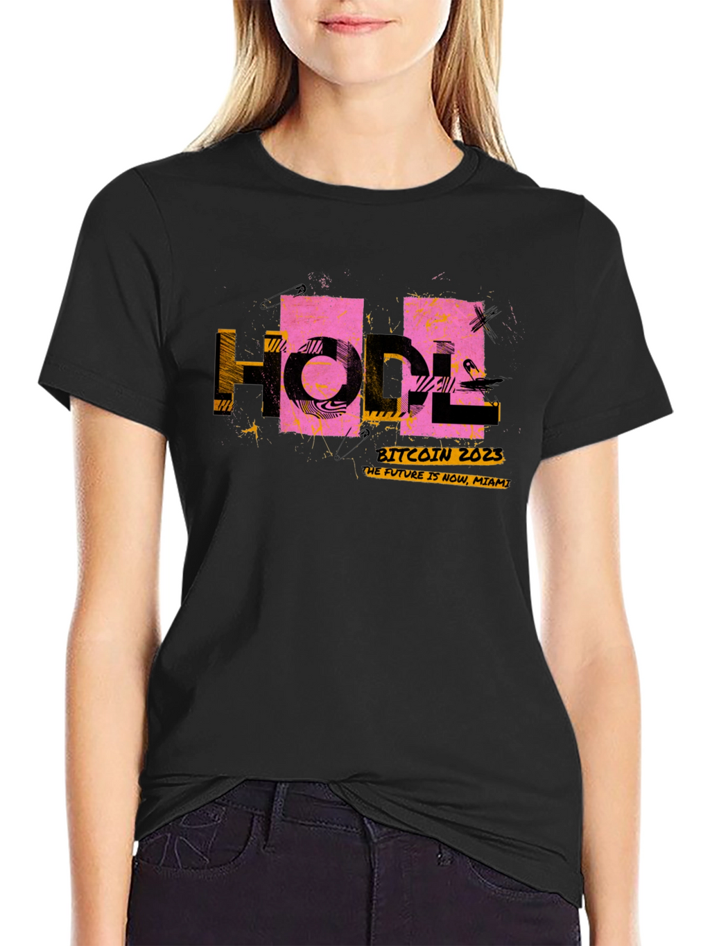 Hope Bitcoin 2023 Black Graphic Tee