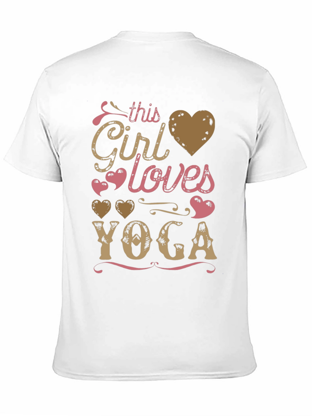 Yoga Lover T-Shirt - This Girl Loves Yoga Design