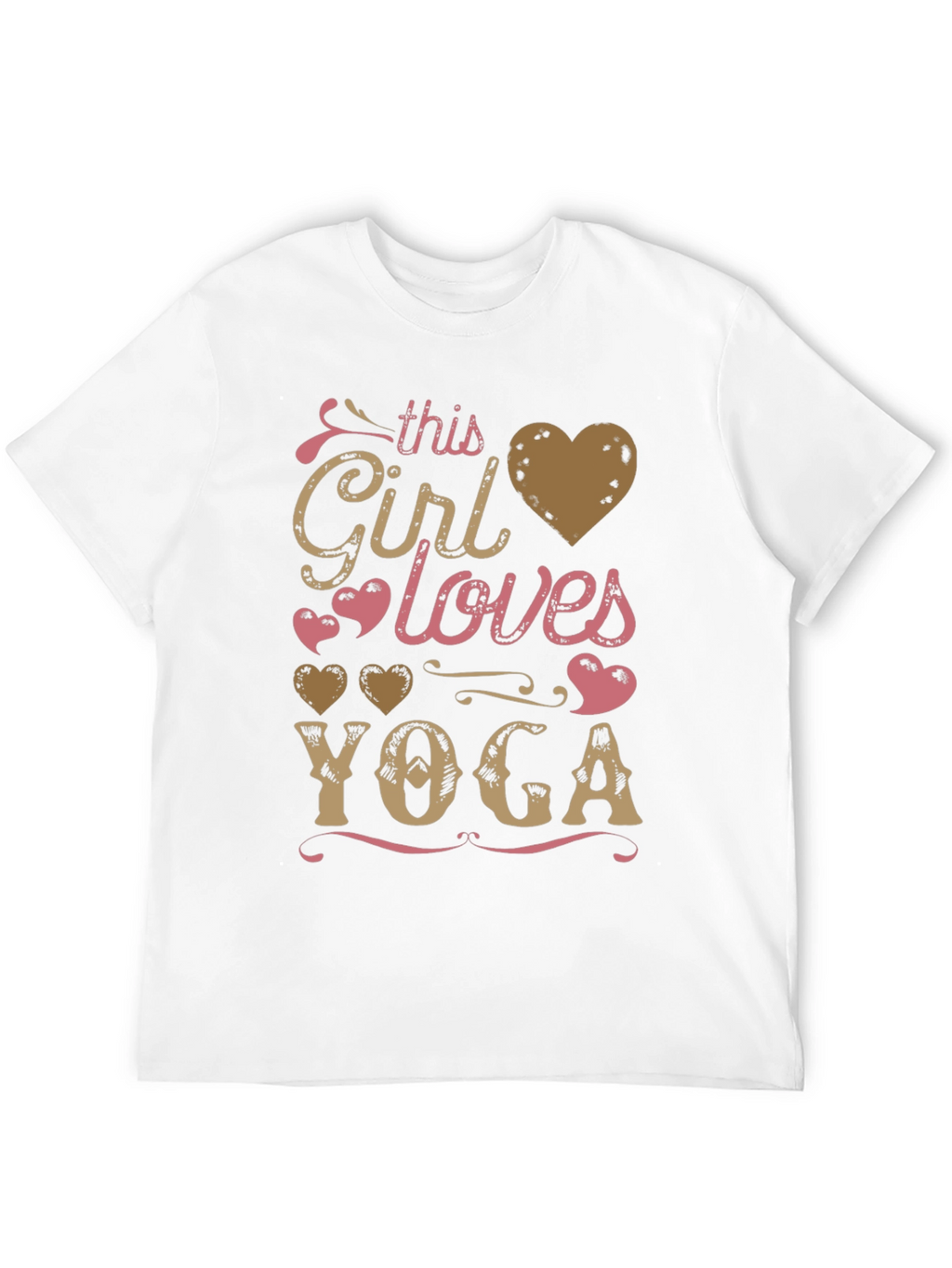 Yoga Lover T-Shirt - This Girl Loves Yoga Design