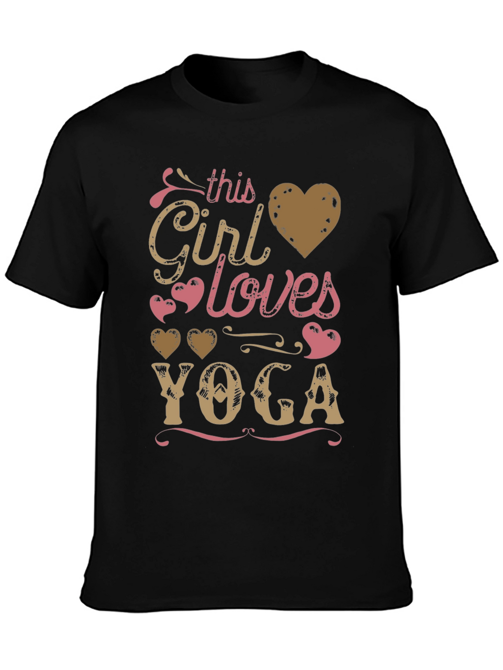 Yoga Lover T-Shirt - This Girl Loves Yoga Design