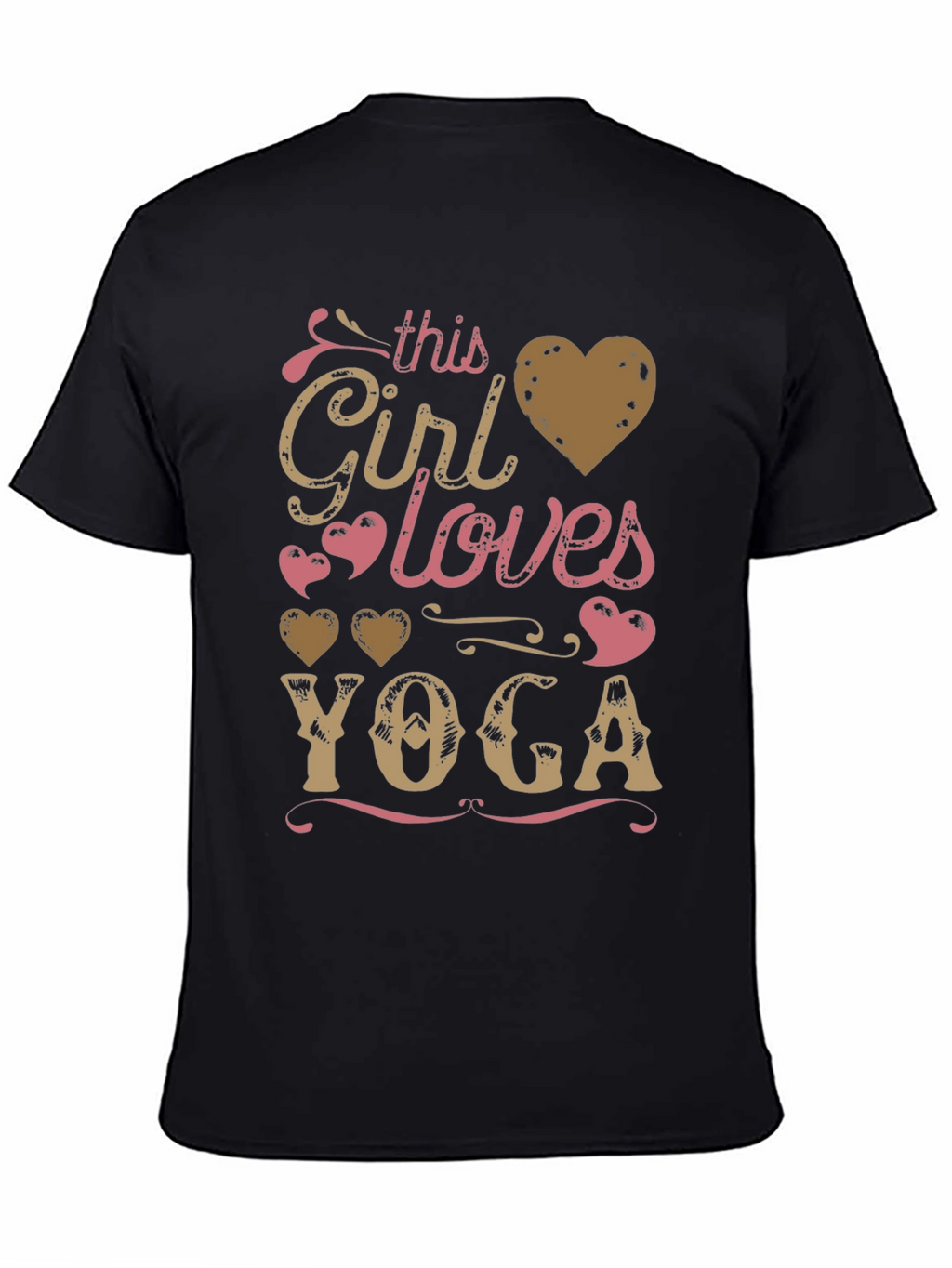 Yoga Lover T-Shirt - This Girl Loves Yoga Design