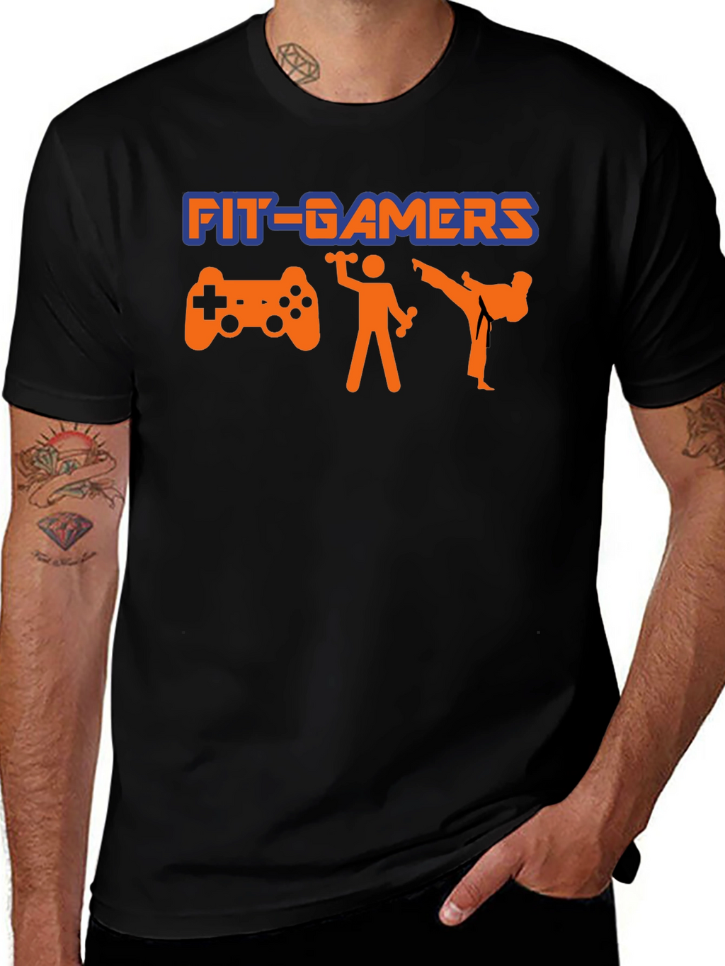 Fit-Gamers T-Shirt: Game Workout Repeat