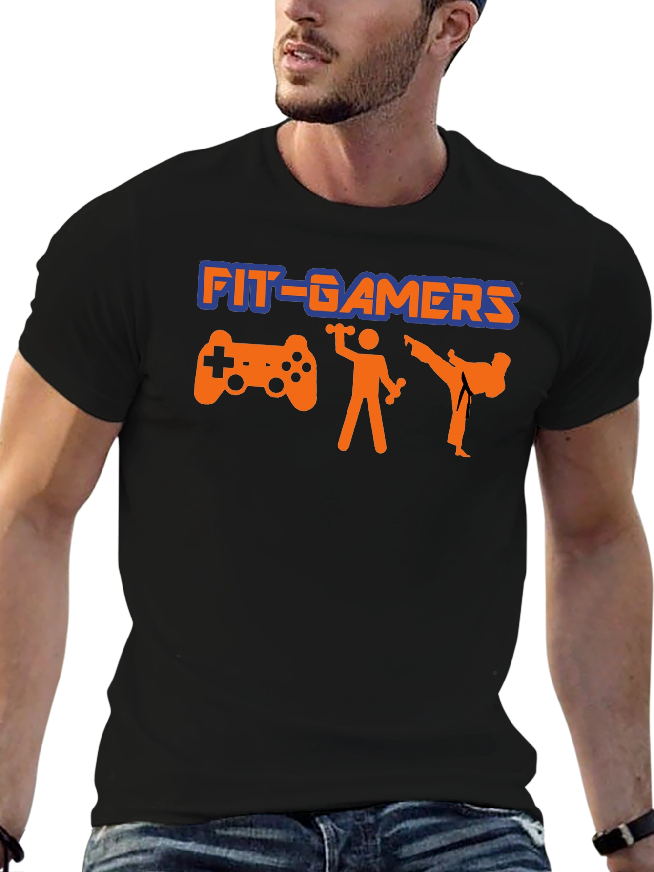 Fit-Gamers T-Shirt: Game Workout Repeat