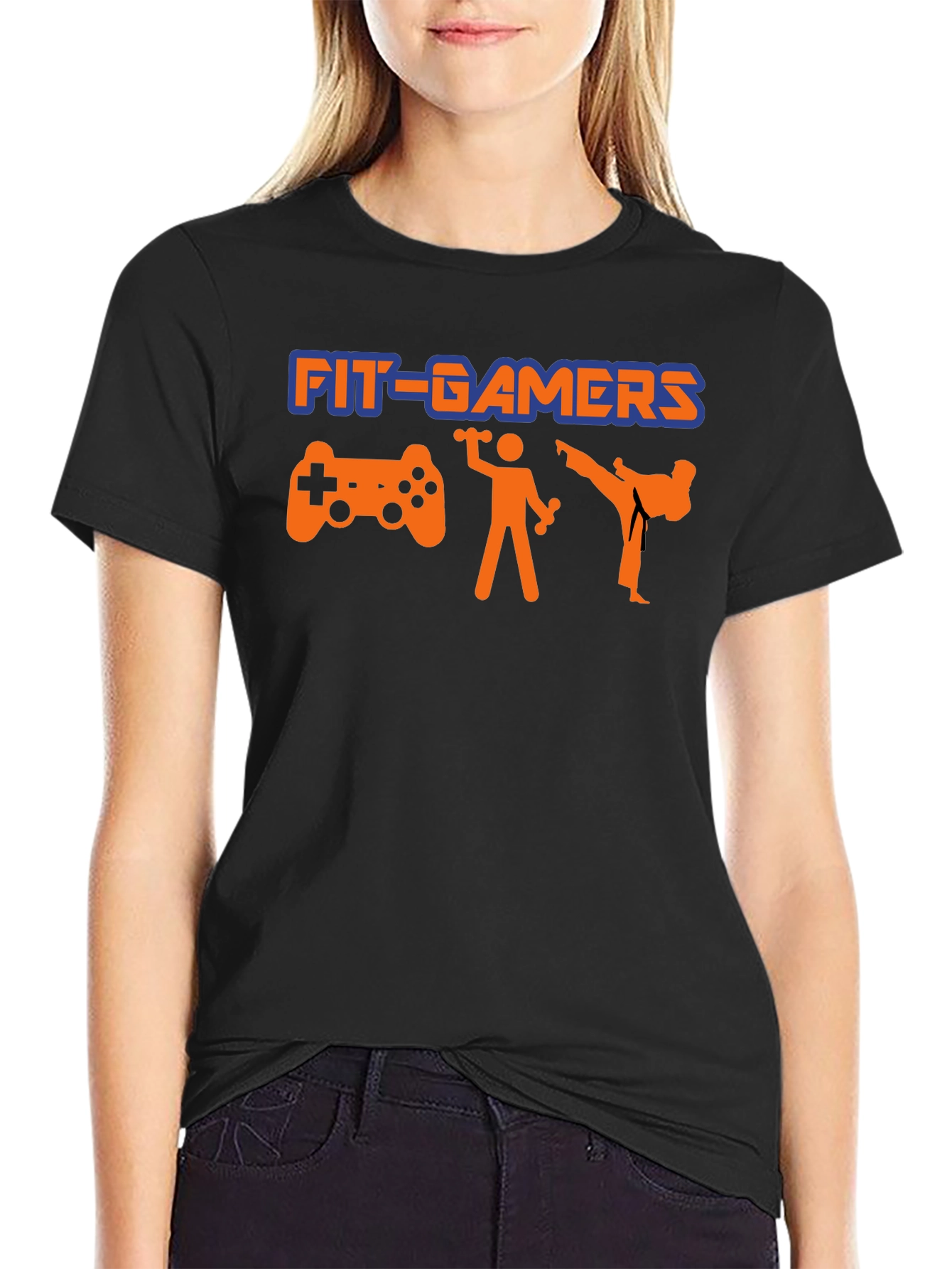 Fit-Gamers T-Shirt: Game Workout Repeat
