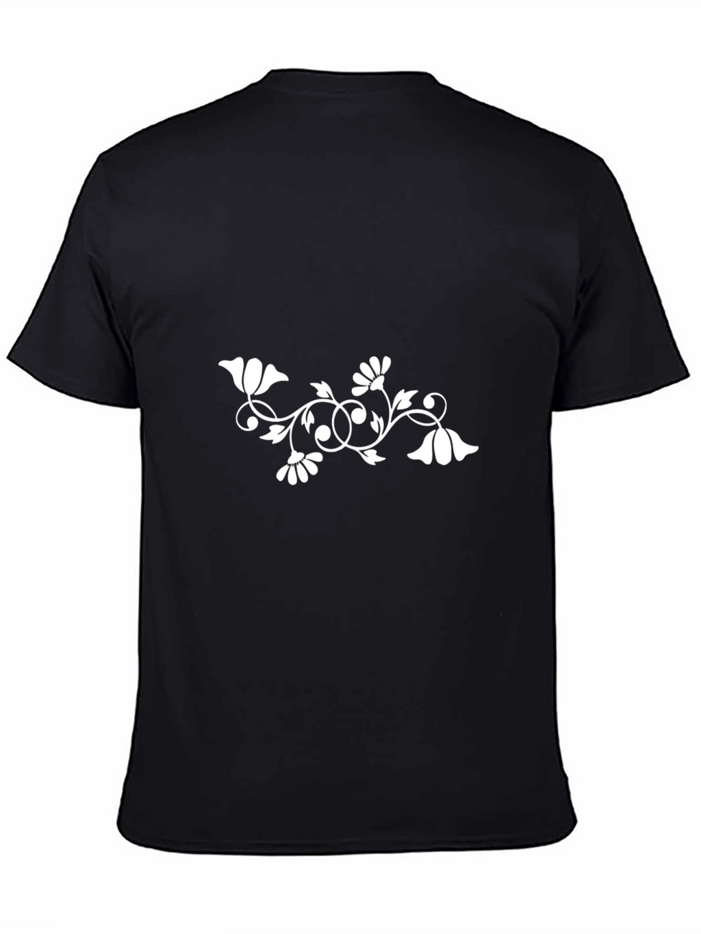 Black Floral Graphic T-Shirt