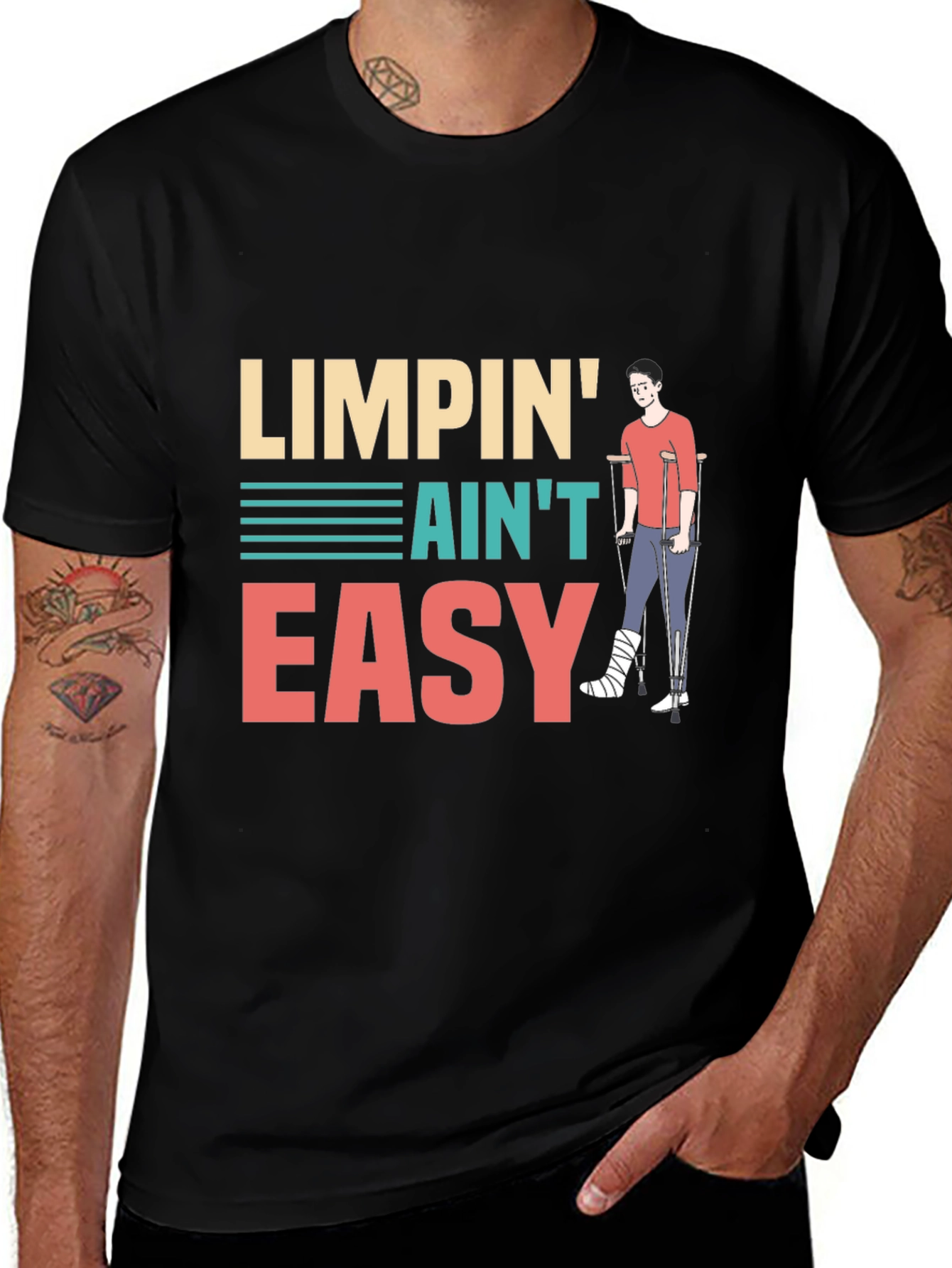 Limpin Aint Easy Graphic T-Shirt