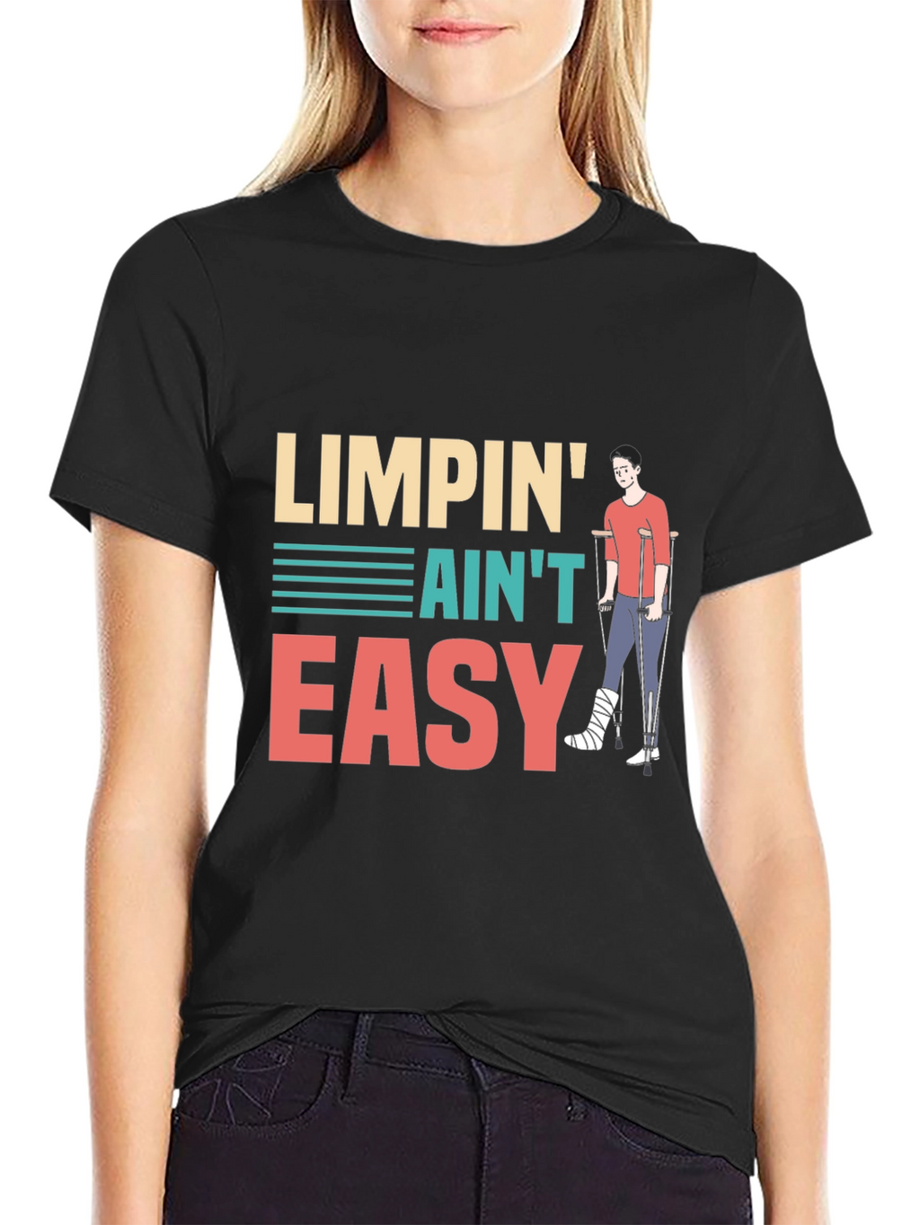 Limpin Aint Easy Graphic T-Shirt