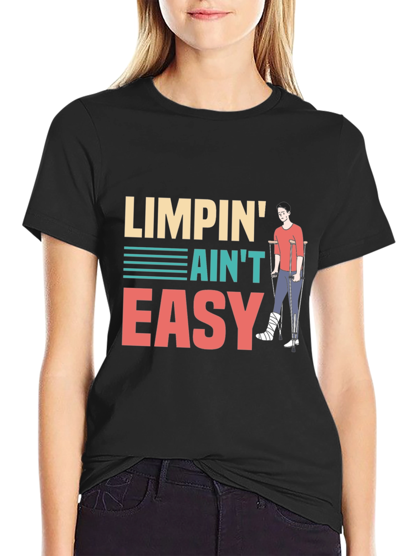 Limpin Aint Easy Graphic T-Shirt