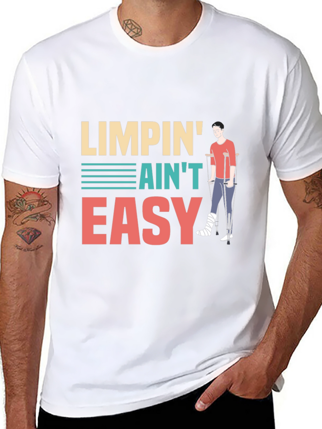 Limpin Aint Easy Graphic T-Shirt