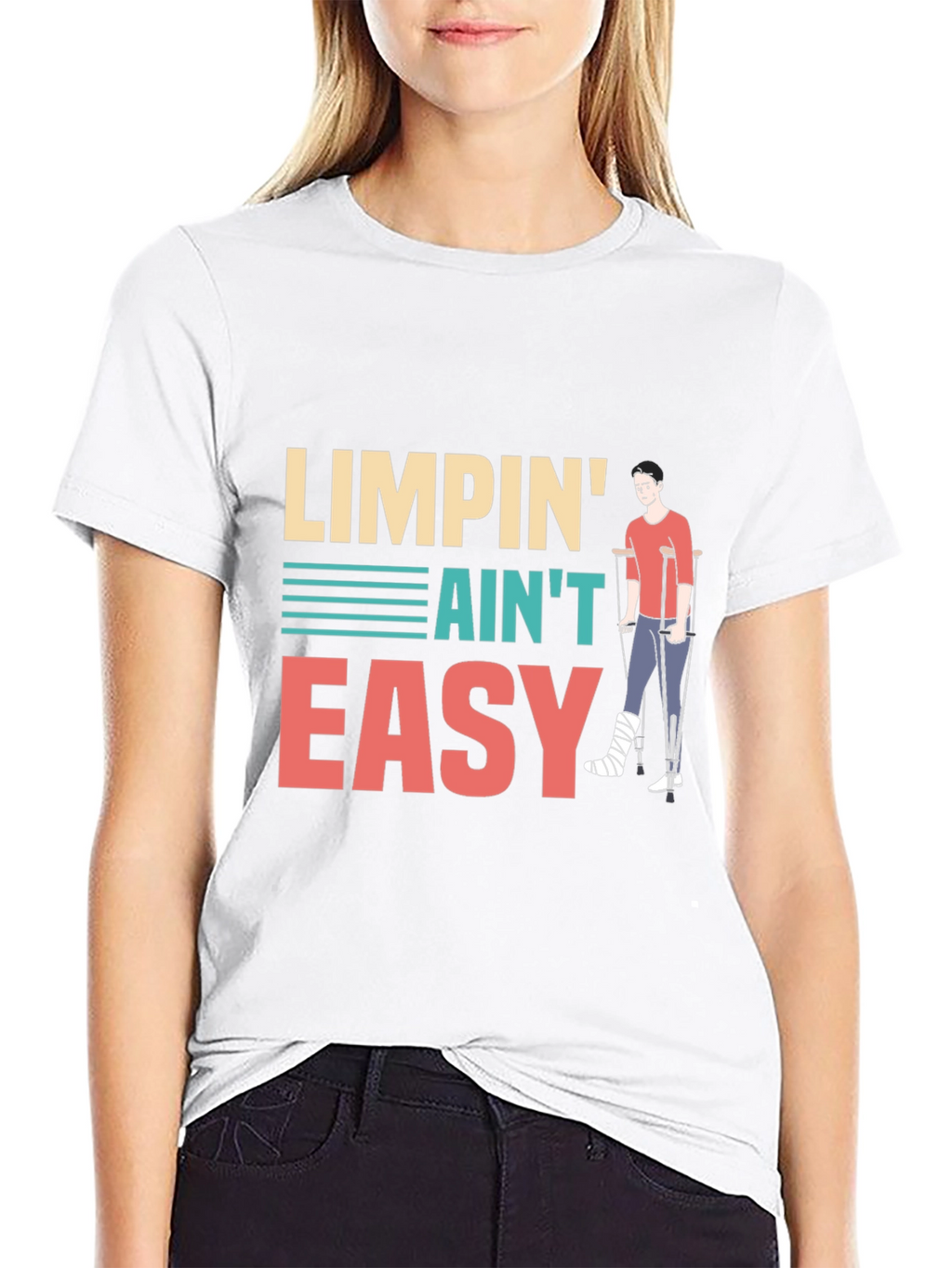 Limpin Aint Easy Graphic T-Shirt