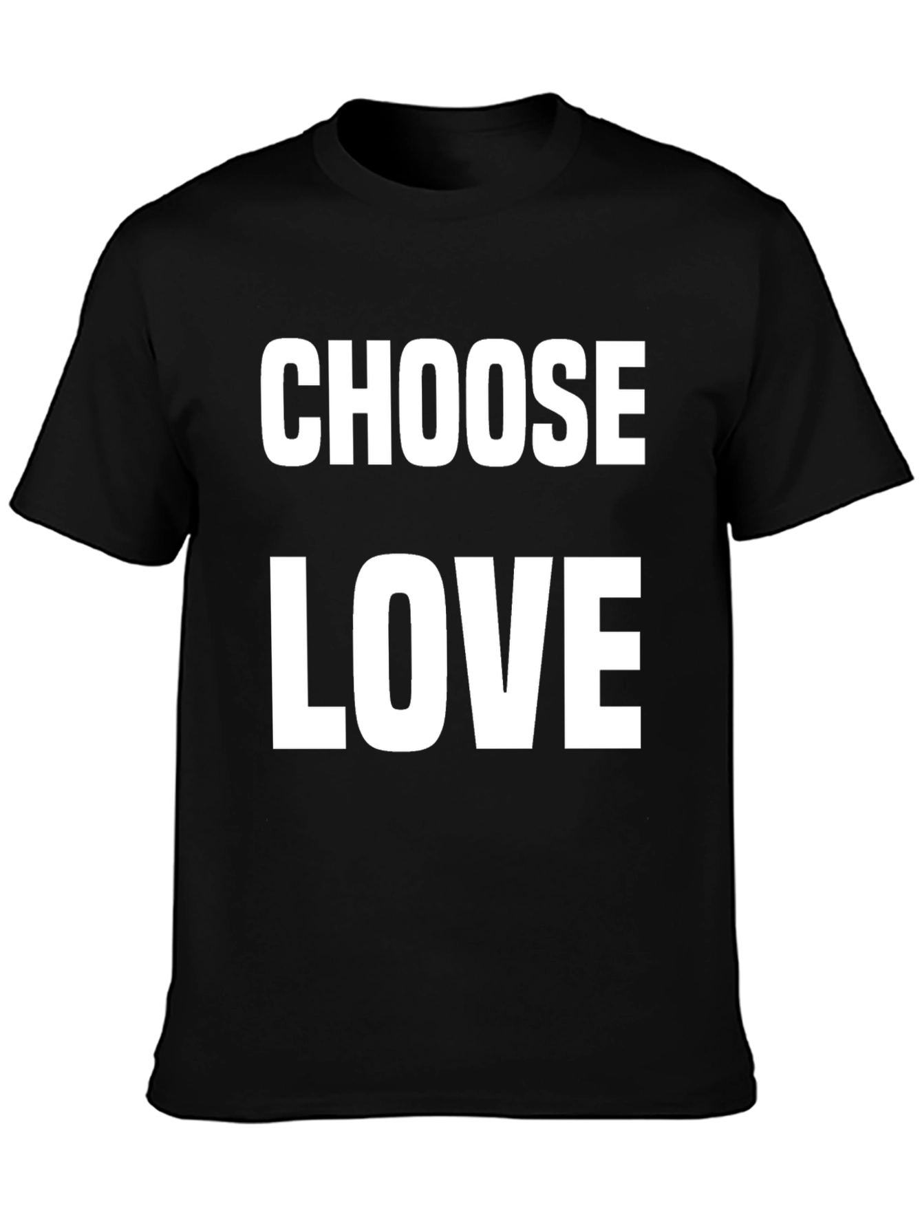 Choose Love Graphic Tee - Black