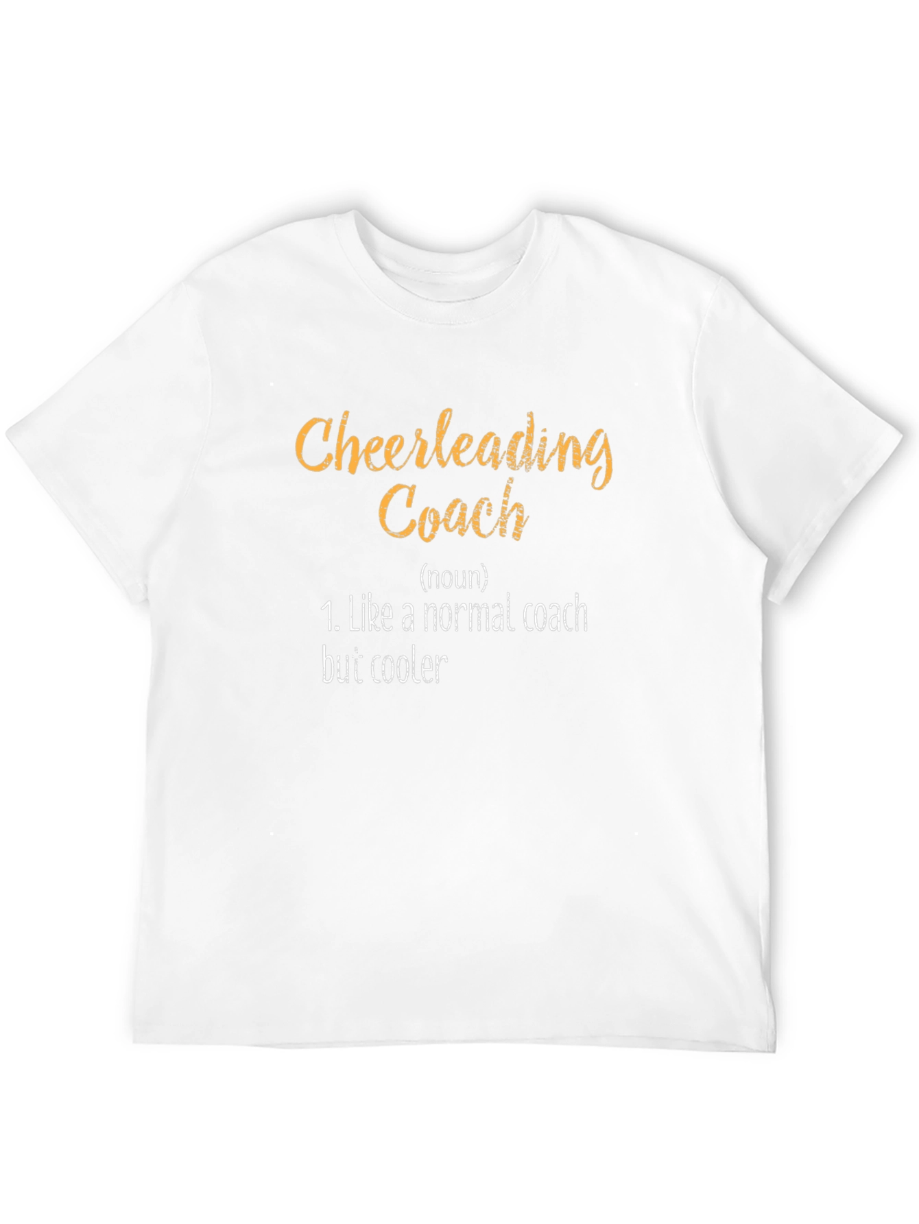 Cheerleading Coach Funny Graphic T-Shirt