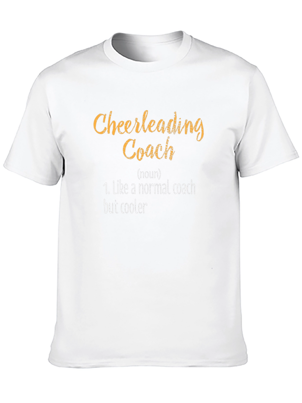 Cheerleading Coach Funny Graphic T-Shirt