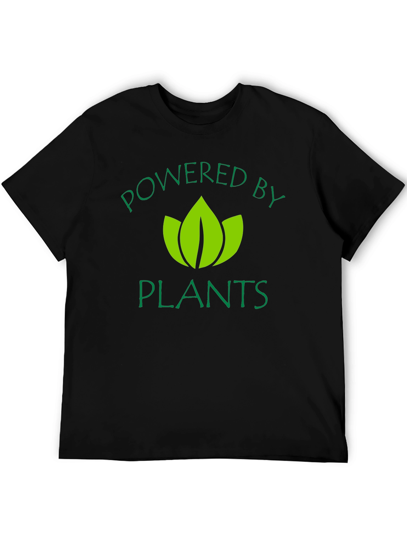 Powered by Plants Graphic T-Shirt - Black