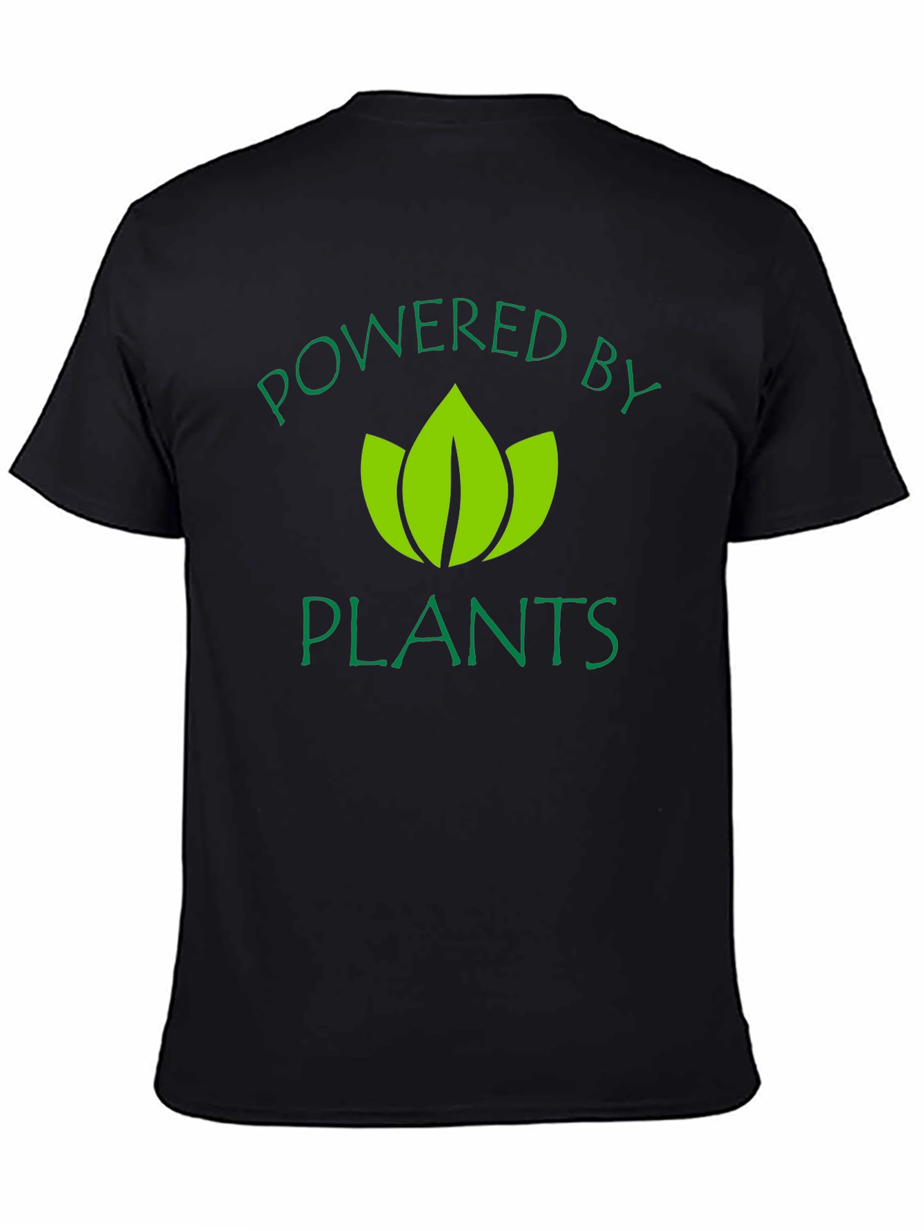 Powered by Plants Graphic T-Shirt - Black