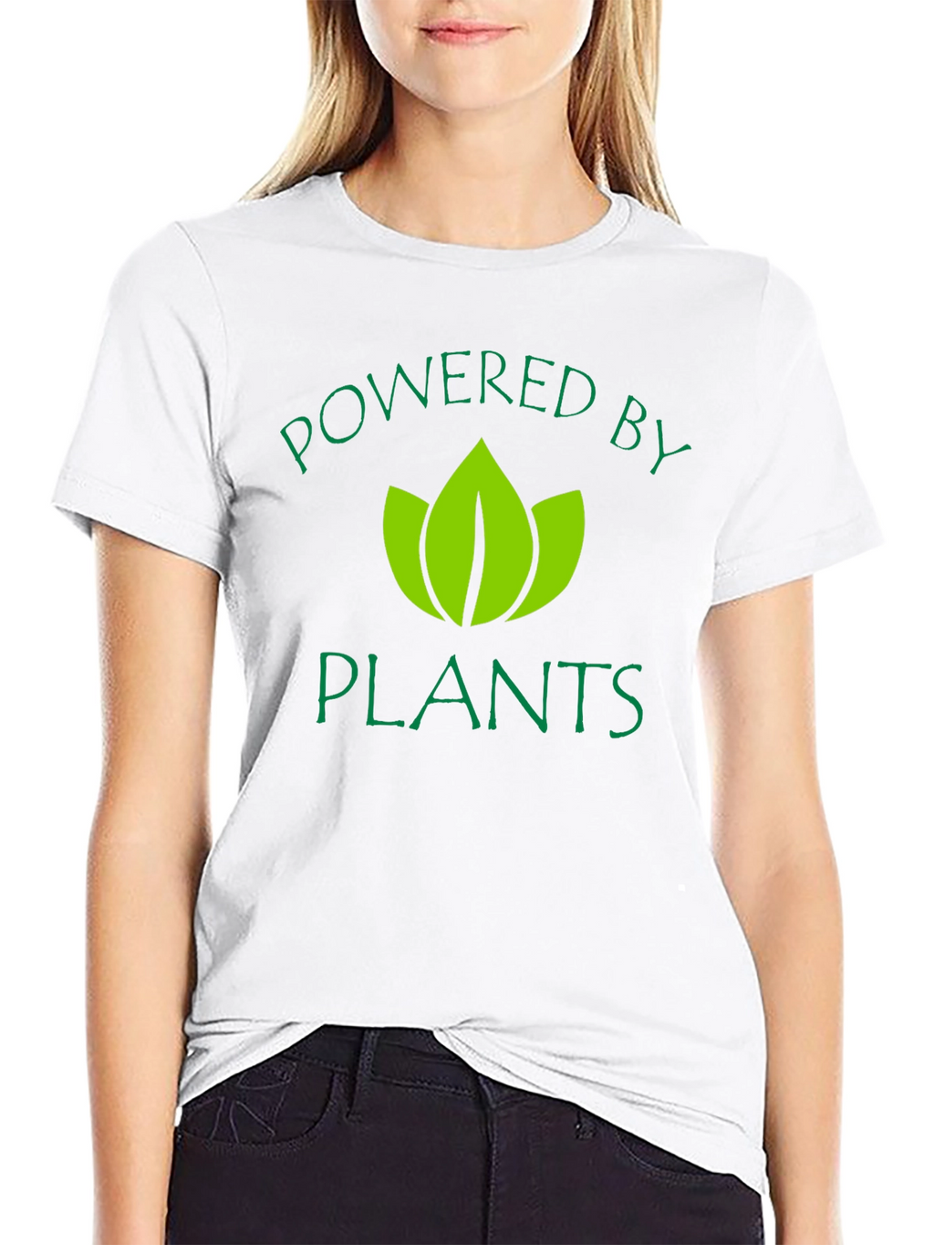 Powered by Plants Graphic T-Shirt - Black