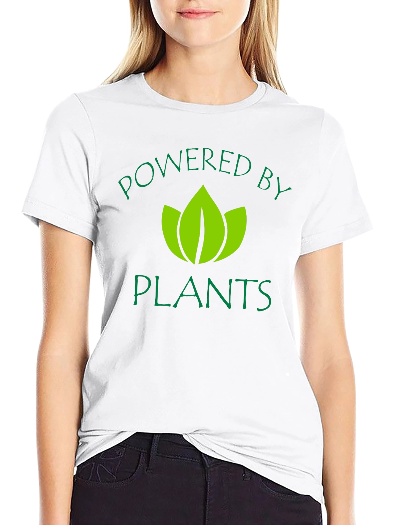Powered by Plants Graphic T-Shirt - Black