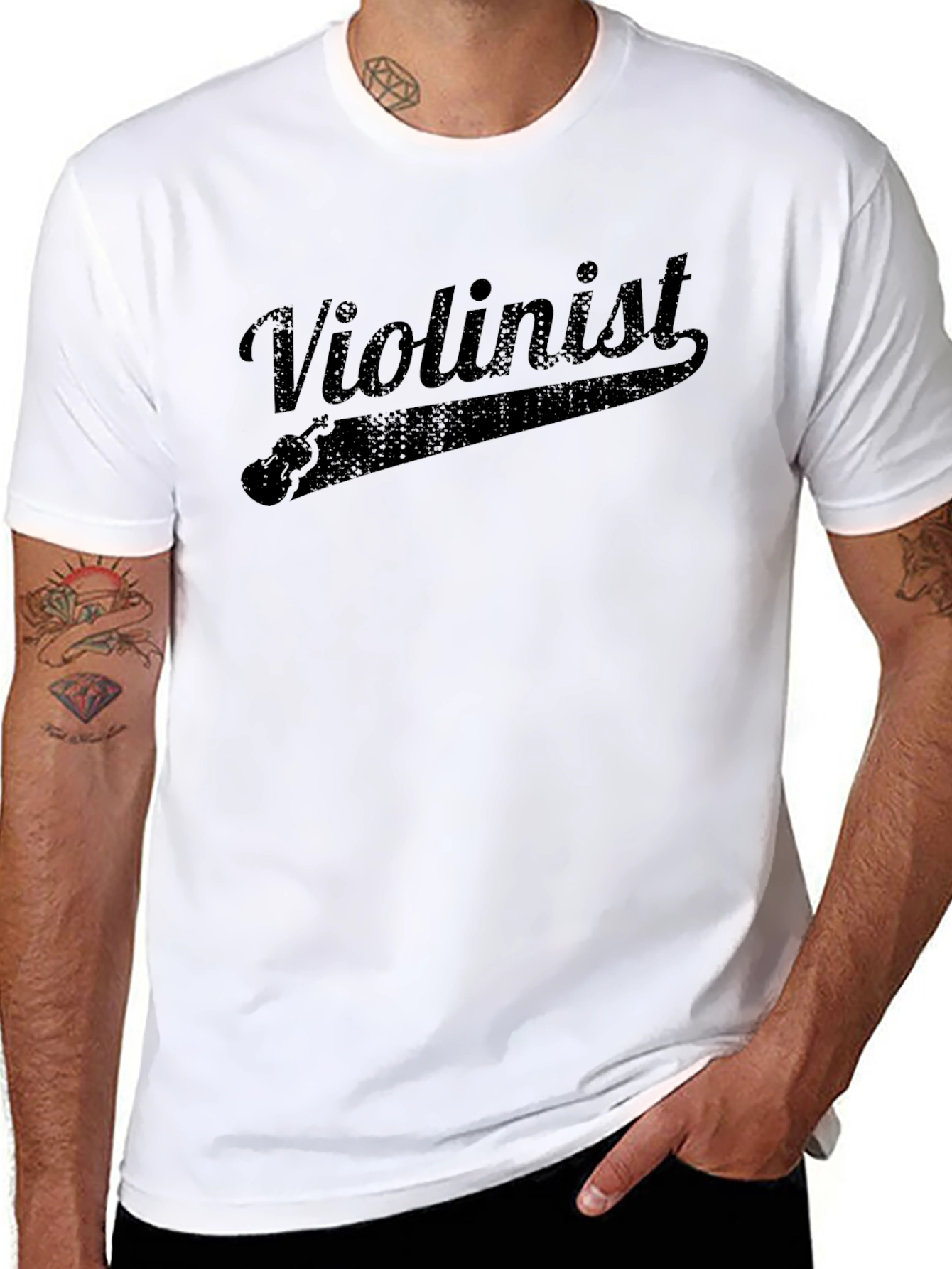 Violinist Graphic T-Shirt - Musician Tee
